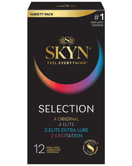 SKYN Selection Non-Latex Lubricated Condoms, 12 ea